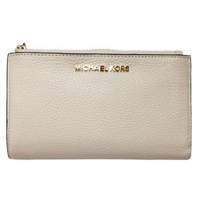 Michael Kors Jet Set Double Zip Wristlet Ecru